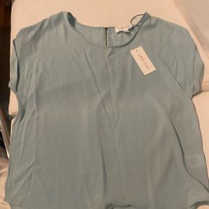 Aqua Blue Size L - Pine Rose Blouse